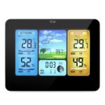 FJ3373 Weather Station Wireless Indoor Outdoor Sensor Multifunction Thermometer Hygrometer Digital Alarm Clock Barometer Forecas