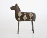Shell Pattern Resin Horse 25X20CM