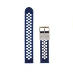 Silicone Two-tone Small Hole Watch Strap - Garmin Vivofit 1 & Vivofit 2 Black And Blue
