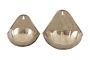 Silver Plated Decorative Flower Wall Sconces - Set Of 2
