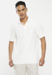 Ben Sherman Terry Textured Polo - White