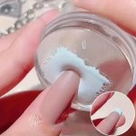 Silicone Transparent French Manicure Stamp Stencil - Low Allergenic Nail Art Tools