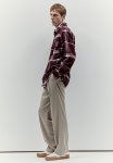 Overshirt - Dark Red Checked