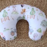 Feeding Pillow Cover Duck Egg Farm Pattern Boy