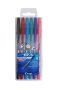 Bp-s Fine Ballpoint Pens - Wallet Of 6 Colours
