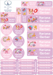 School Labels : Animal Invasion Theme