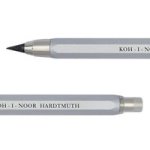 Kohi-noor - 5.6MM Mechanical Metal Clutch Leadholder With Built-in Sharpener 5340 - Silver