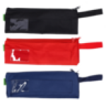 Canvas Pencil Bag 3-PIECE Design May Vary
