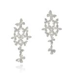 Graded Flight Chandelier Low - 18KT White Gold Vermeil