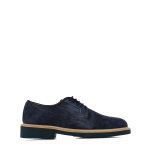 Modern Suede Lace-ups -royal Blue