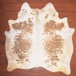 A Grade Cow Hide 054 Brown white XL - Extra Large Brown white Panelled