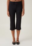 Cotton On Cameron Capri Suiting Pant - Black
