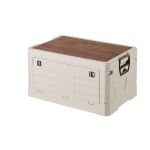 Foldable Storage Bin With Handle And Chop Board