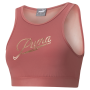 Puma Women's Moto Top Q4 Training Sports Bra - Mauvewood/motto