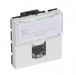 Rj 45 Socket Mosaic Category 6A Stp 2 Modules White