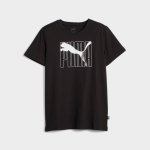 Puma Yth Ess+ Logo Lab Holiday Tee B _ 173770 _ Black - XL Black