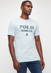 Polo Mens Pjc Ss Logo Tee - Light Blue
