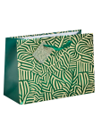 Medium Gold Rush Green Gift Bag - None Stars