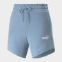Puma W Ess 5 High Waist Shorts Tr _ 173786 _ Blue" - S / Blue