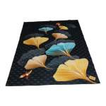 Smte 200CM By 150CM Modern 3D Geometric Design Area Rug A22 With Smte Keyring With Keychain