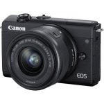 Used: Canon Eos M200 Mirrorless Digital Camera+ 15-45MM Lens