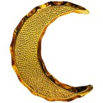 Large Golden Crescent Moon Tray