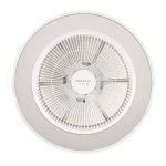 Taurus Fan Ceiling 7 Blade Plastic White 49CM 25W "fresko Invisible