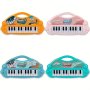 Portable 22-KEY Kids' Electronic Piano Toy - Realistic Sound Battery-free Operation Ideal For Learning Scales & Music