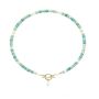 Bead Pearl Necklace Jewelry For Women Turquoise