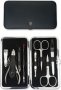 Leather Manicure Set L 7870 P N - Black