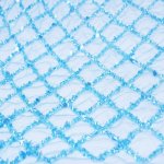 Knitted Fancy Tulle Design 05TEAL Per Piece