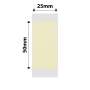 NB367 - NIIMBOT - D101 ONLY - 25X50MM - 130 LEMON YELLOW LABELS