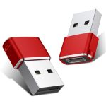 Basesailor USB To USB C Adapter 2 Pack USB C Female To A Male Charger Type C Converter For Apple Watch Ultra Iwatch 7