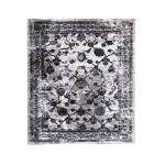 Paisley Floral 160X230CM Black&white Carpet