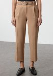 Belted Ankle Trousers - Beige