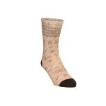 Ladies Ribbed Sock Long - Putty