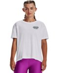 Women's Ua Front Of Class Boost Your Mood Short Sleeve - White XL