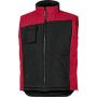 Work Vest Deltaplus Body Warmer Waterproof Red Size Small