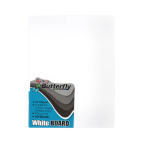 Pastel Board 50 White Butterfly