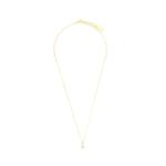 Georgini Natural Aquamarine And Diamond March Pendant - Gold