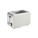 Smte Premium Quality 2 Slice Rectangle Electric Toaster Cream With Keychain