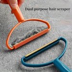 2-IN-1 Pet Hair & Lint Remover Brush - Double-sided Battery-free Fabric Cleaner For Dogs And Cats