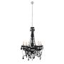 Octave - Acrylic - 6 Lights - Chandelier - 550MM - Black