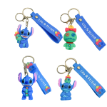 Stitch And Scrump - Keychain Set Of 4