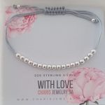 Shaylia 925 Sterling Silver Love Friendship Bracelet Dainty 12-24CM Adjustable