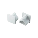 Stop Ends 16×16 Pvc White