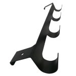 Clix 4 Hook Rack Over-the-door Matt Black