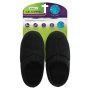 Homemark Comfort Pedic Gel Slippers Black L