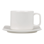 @home Contemp Square Cup & Saucer