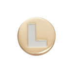Goldair Gold Letter L Jibbitz - Multi Osfa
